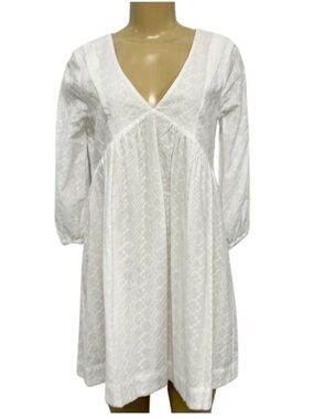 4021 NWT $98 EVERY Eyelet Cotton white Dress
